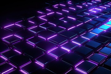 abstract futuristic background with pink blue glowing neon moving high speed wave lines and bokeh lights. Data transfer concept Fantastic wallpaper,