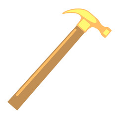 Hammer simple icon vector illustration