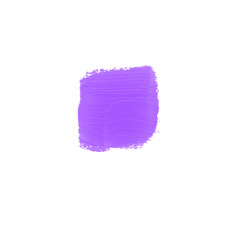 Abstract Gouache Purple Paint Stroke