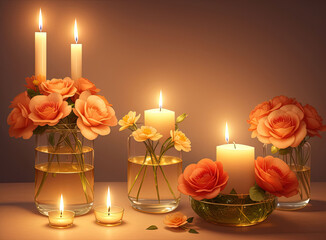 Spaceship among the stars. Ai generated