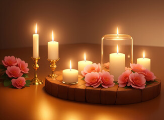 Spaceship among the stars. Ai generated