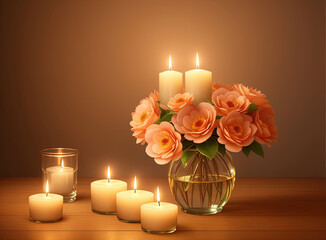 Spaceship among the stars. Ai generated