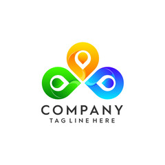 Abstract Logo Design vector for bussiness and company