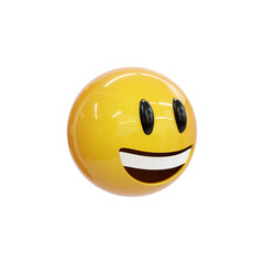 Yellow emoji  love emoticons faces with facial expressions 3D stylized Emoji icons

