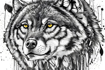 wolf head illustration
Generative AI