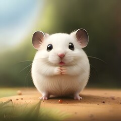 portrait of hamster.
Generative AI