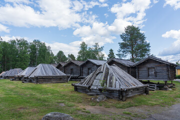Fototapeta premium Lappstaden in Arvidsjaur, Sweden