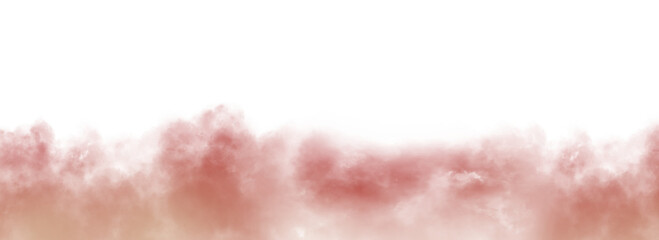 Colorful fog Isolate Transparent Background