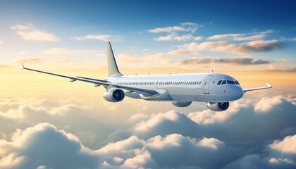 Obraz premium airplane in the sky