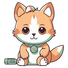 Cat Vector color illustration, International Cat Day