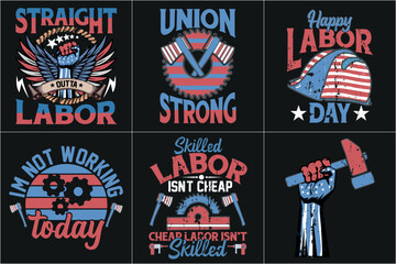 Labor day tshirt design bundle no two