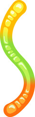 Jelly Gum Worm Candy