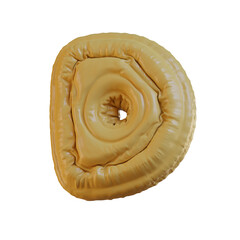 Plastic or Rubber 3D Alphabet or PNG Letters