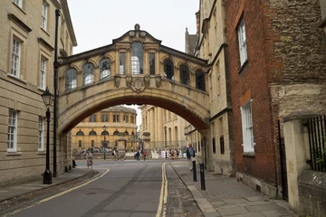 Wanddecoratie Brug der Zuchten Hertford Bridge known as the Bridge of Sighs, is a skyway joining two parts of Hertford College, Oxford, UK  © JTP Photography