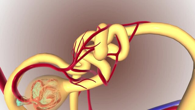 Structure of the Nephron Peritubular capillaries