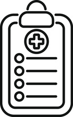 Test board icon outline vector. Lab sample. Plasma scene