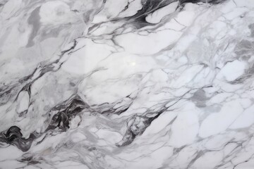 Obraz premium Marble granite white panorama background wall surface black pattern stone texture