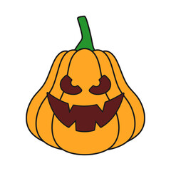 Halloween Pumpkins Illustration