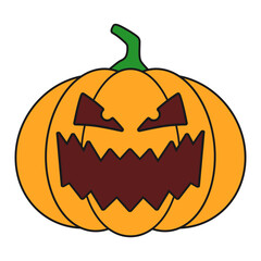 Halloween Pumpkins Illustration