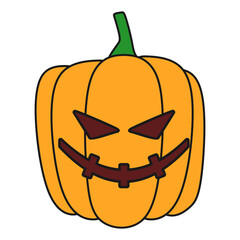 Halloween Pumpkins Illustration