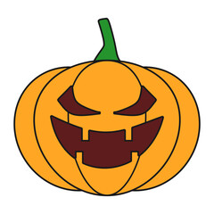 Halloween Pumpkins Illustration