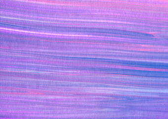 Painted background, mixed colors. Blue, purple and pink texture