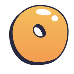 bubble candy  font text design