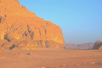 red rock in the desert