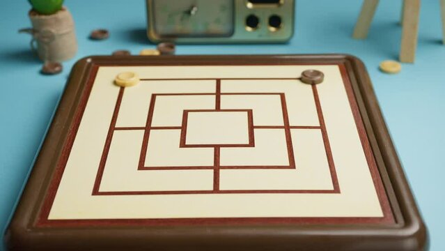  Nine Men Morris Board Game Challenge with two people