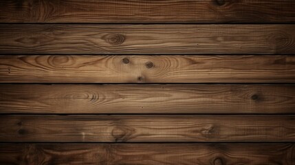 Fototapeta premium Vector dark brown wooden texture pattern with copy spa.Generative AI