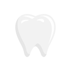 clean and healthy tooth illustration. Tooth care icon sign symbol