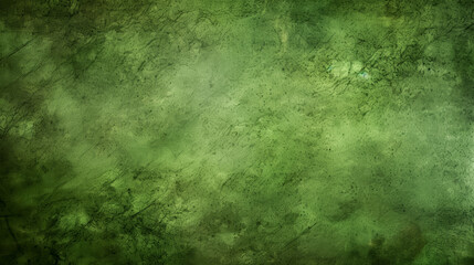 An abstract textured background in green is depicted in the image.