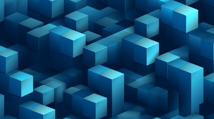 Fototapeta premium Vector isometric background with cubes.futuristic geo.Generative AI