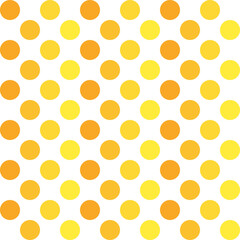 Yellow dot pattern background. Dot pattern background. Polkadot. Dot background. Seamless pattern. for backdrop, decoration, Gift wrapping