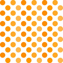 Orange dot pattern background. Dot pattern background. Polkadot. Dot background. Seamless pattern. for backdrop, decoration, Gift wrapping