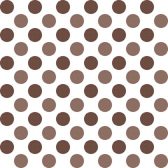 Brown dot pattern background. Dot pattern background. Polkadot. Dot background. Seamless pattern. for backdrop, decoration, Gift wrapping
