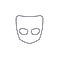 Face mask icon. Symbol modern, simple, vector, icon for website design, mobile app, ui. Vector Illustration