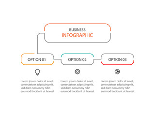 Infographic template vector element. 