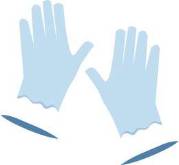 Obraz premium Winter clothing Illustration, winter clothes