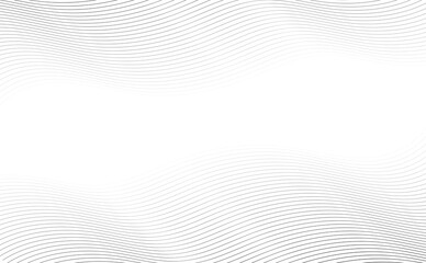 Minimalist and Modern Future Abstract Wavy Geometric White and Gray Color Background Design Illustration