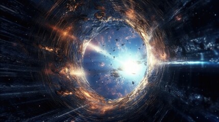 Obraz premium An endless galaxy that amazes mortal man. Generative AI Technology 