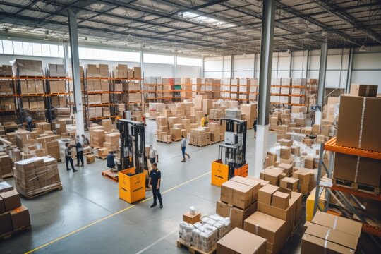 Efficient Warehouse Operation with Modern Storage Facilities generative AI