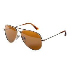Classic sunglasses isolated on transparent background. Generative AI