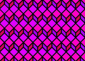 colored cube seamless pattern background and texture wallpaper design backdrop with pink purple colors