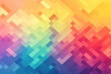 Obraz premium Mosaic Marvel: Mesmerizing Generative AI Pixel Pattern Unveiled