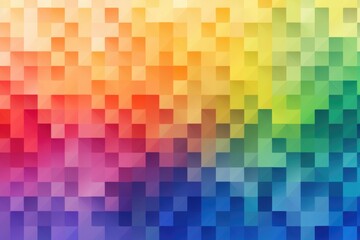 Fototapeta premium Mosaic Marvel: Mesmerizing Generative AI Pixel Pattern Unveiled