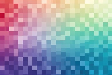 Fototapeta premium Mosaic Marvel: Mesmerizing Generative AI Pixel Pattern Unveiled