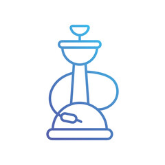 Hukka icon, Vector Stock illustration.