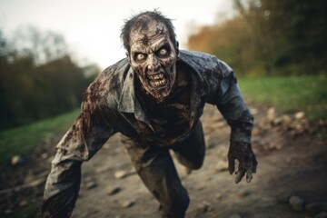  Zombie Charging Towards the Camera Generative AI