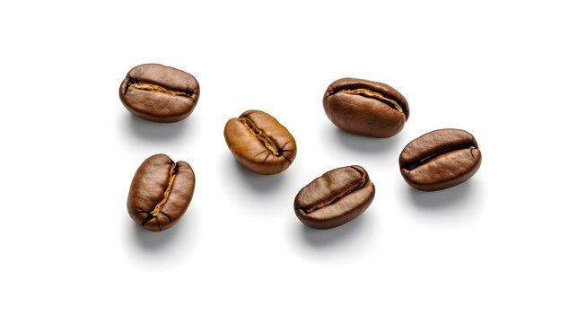 coffee beans isolated on white © yusuf